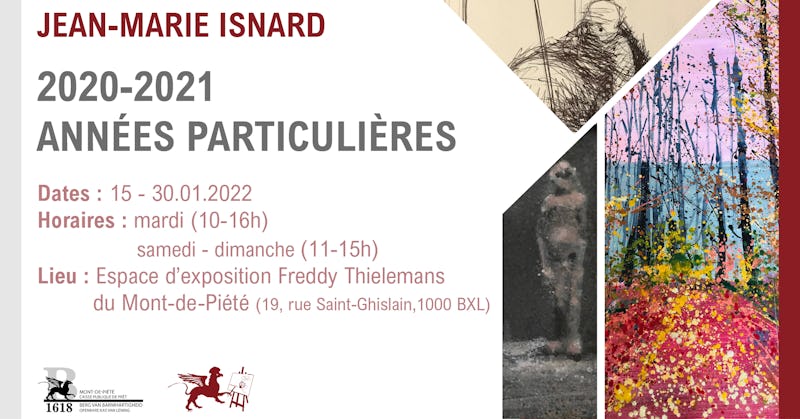 Expo "2020-2021 années particulières" de Jean-Marie Isnard