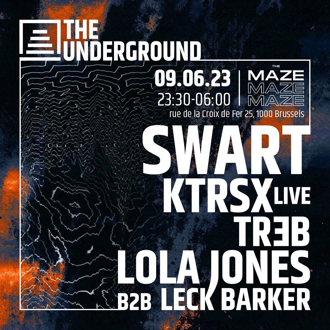 The Underground invites Swart & KRSTX (Live)