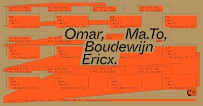 NITE 036: Omar + Ma.To + Boudewijn Ericx