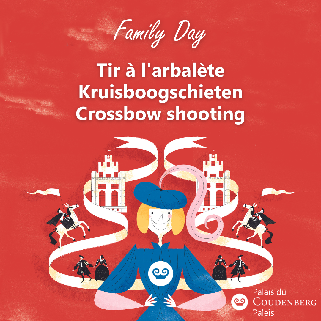 Kruisboogschieten (Family Day in het Coudenbergpaleis)