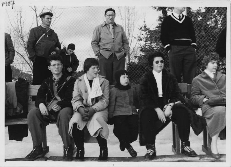 Leonor Antunes - 'discrepancies' ean-Pierre Hoa and Simone Guillissen-Hoa Lenzerheide (Switzerland) January 1957 Black and white image © Fonds Simone Guillissen-Hoa / Archives J.P. Hoa