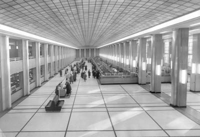 Lokettenzaal - salle des guichets  - NBB 1968