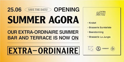 Extra-Ordinaire Summer Bar Opening