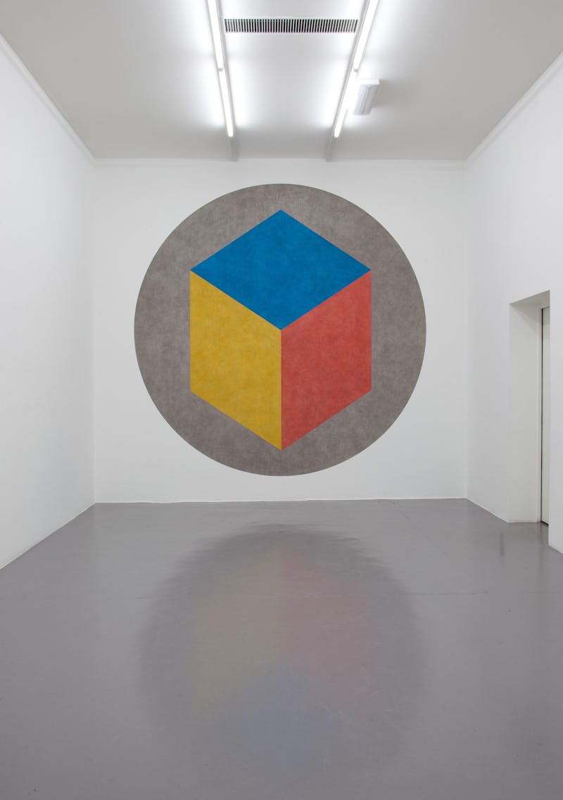 Sol LeWitt. Wall drawings, works on paper, structures (1968 – 2002) Sol LeWitt, Wall Drawing #528G, 1987. Exhibition view at Galleria Massimo Minini, Italy, 2013. Photo Courtesy Galleria Massimo Minini © Estate of Sol LeWitt, 2021