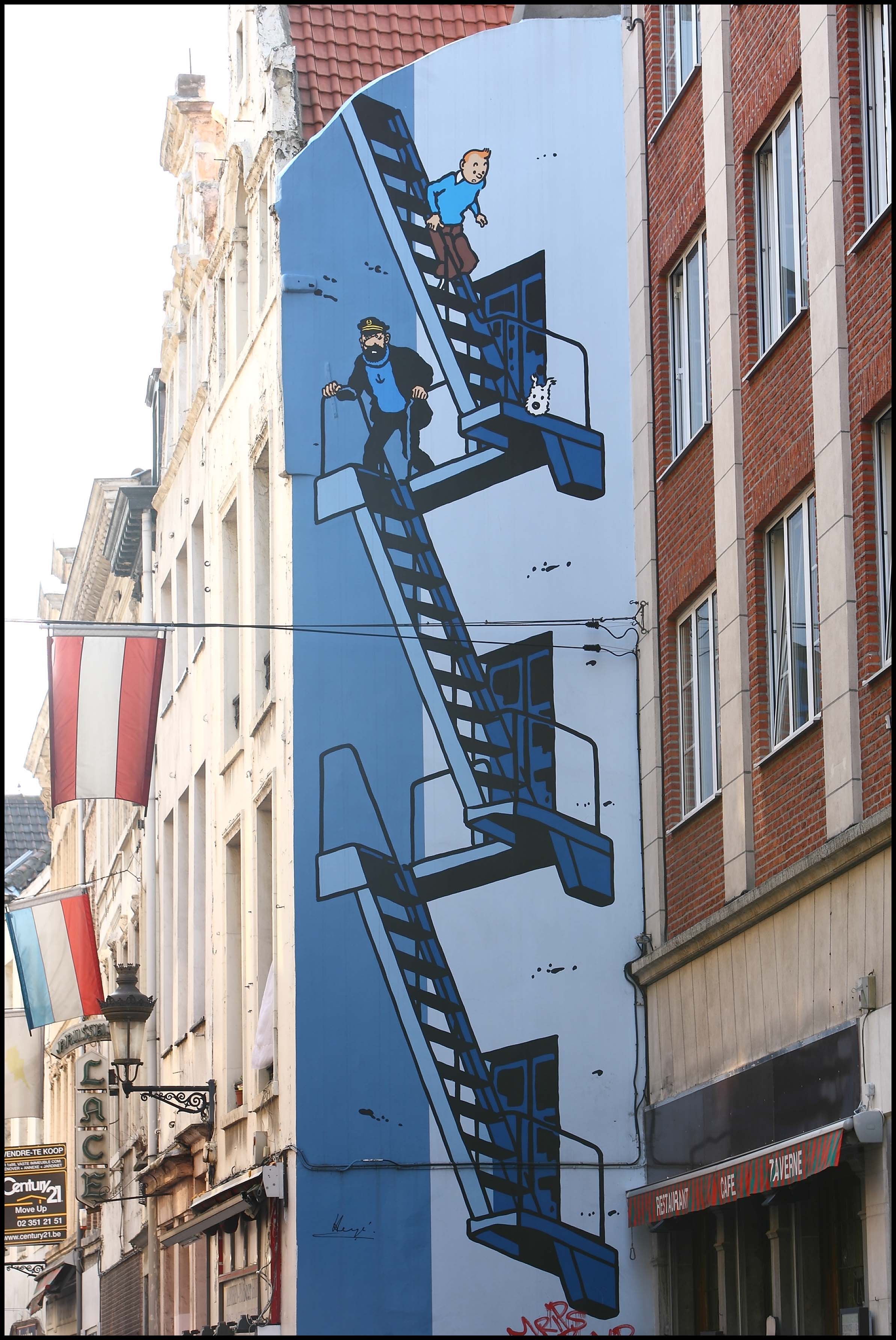 tintin walking tour brussels